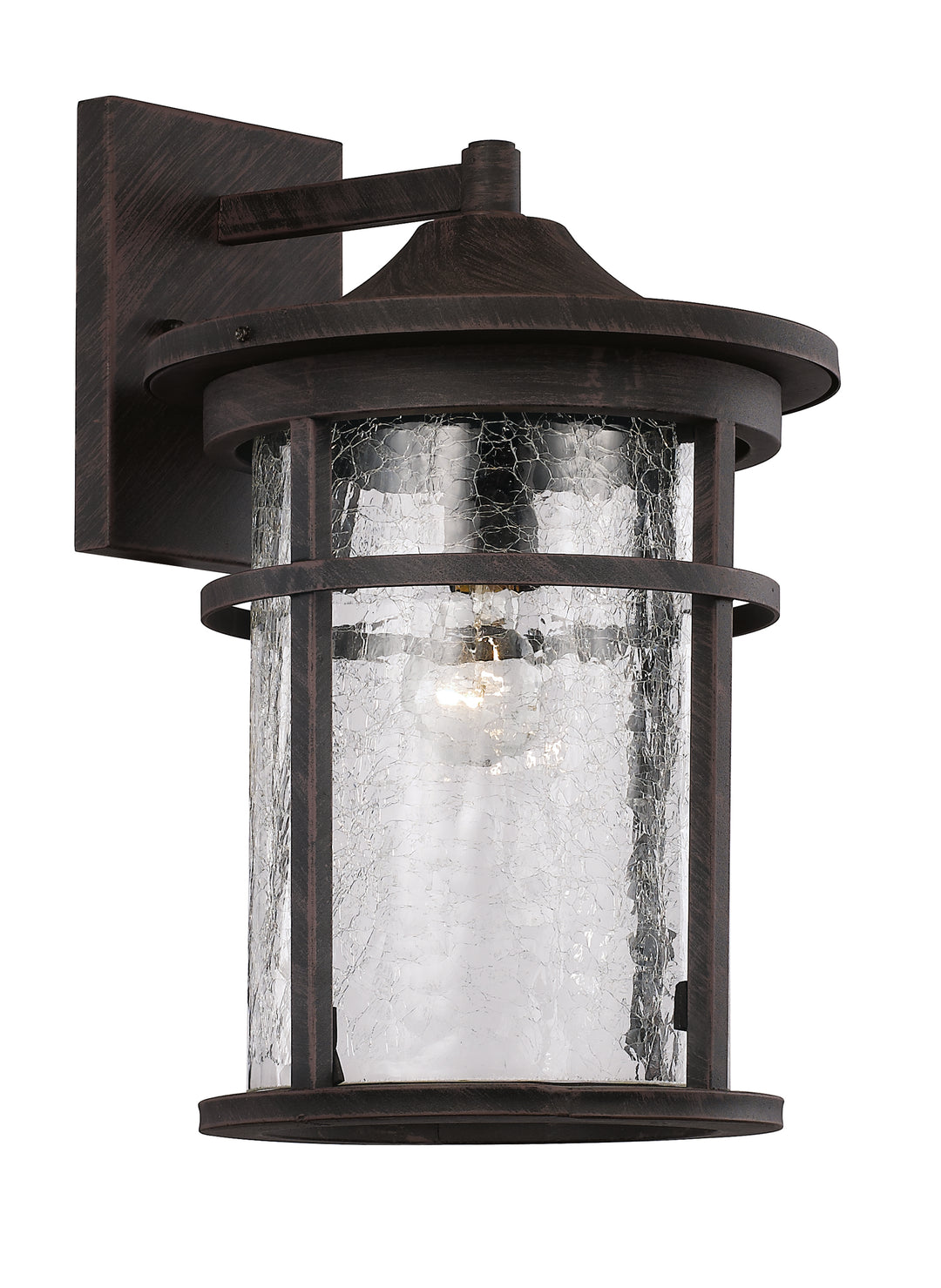 Avalon One Light Wall Lantern in Rust - available from The Lighting Shoppe, trusted by Canadian homeowners
