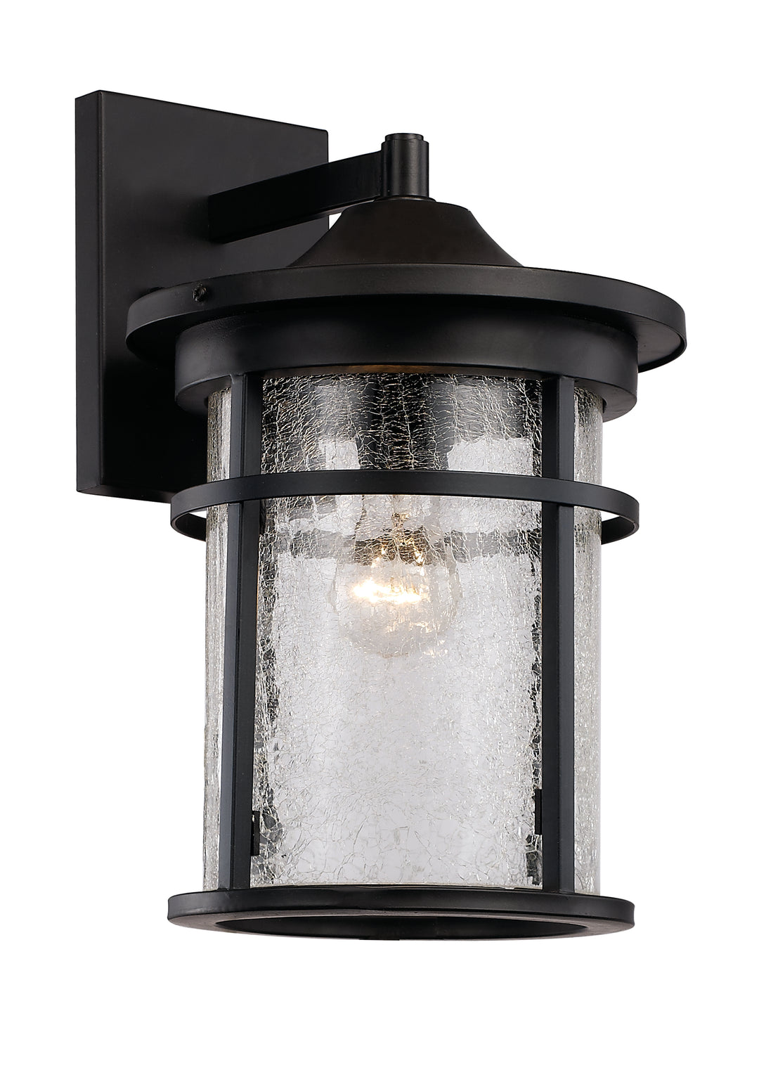 Avalon One Light Wall Lantern in Black - available from The Lighting Shoppe, trusted by Canadian homeowners