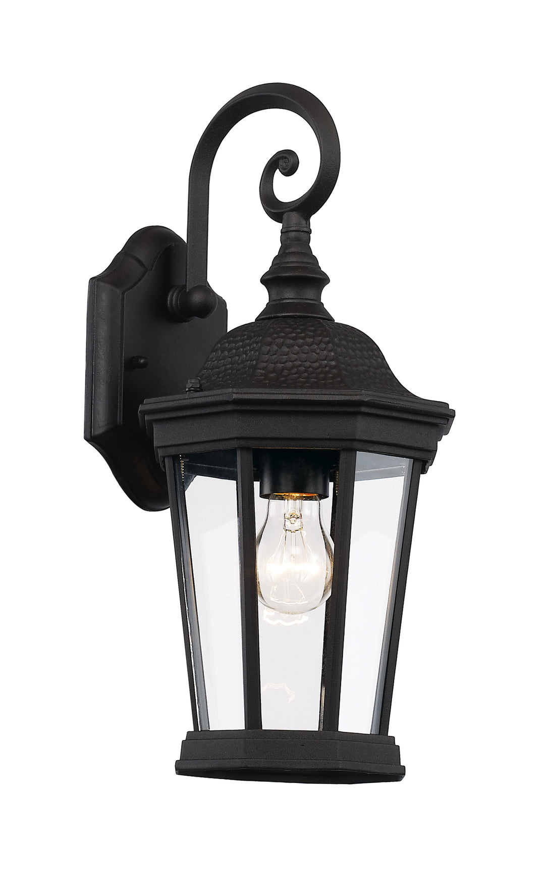 Westfield One Light Wall Lantern in Black - available from The Lighting Shoppe, trusted by Canadian homeowners