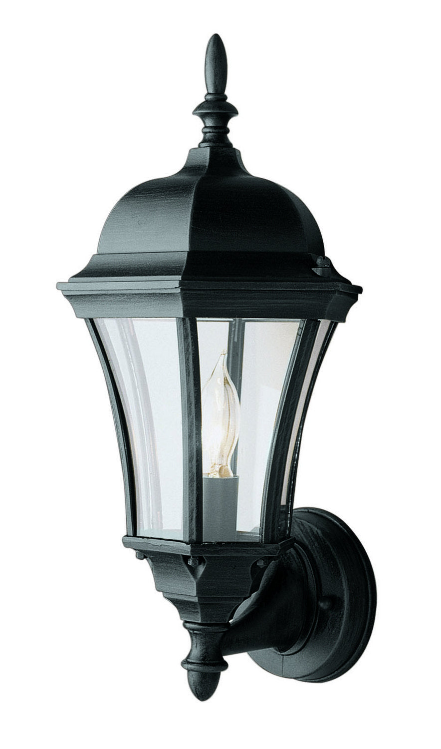 Burlington One Light Wall Lantern in Black - available from The Lighting Shoppe, trusted by Canadian homeowners