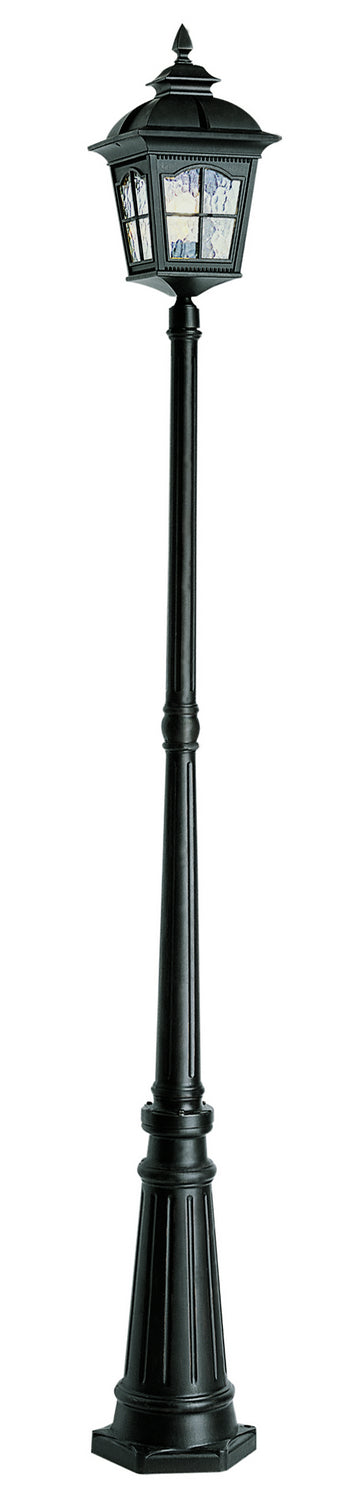 Briarwood One Light Pole Light in Black - available from The Lighting Shoppe, trusted by Canadian homeowners