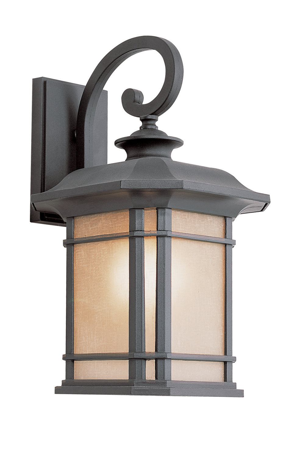 San Miguel One Light Wall Lantern in Black - available from The Lighting Shoppe, trusted by Canadian homeowners