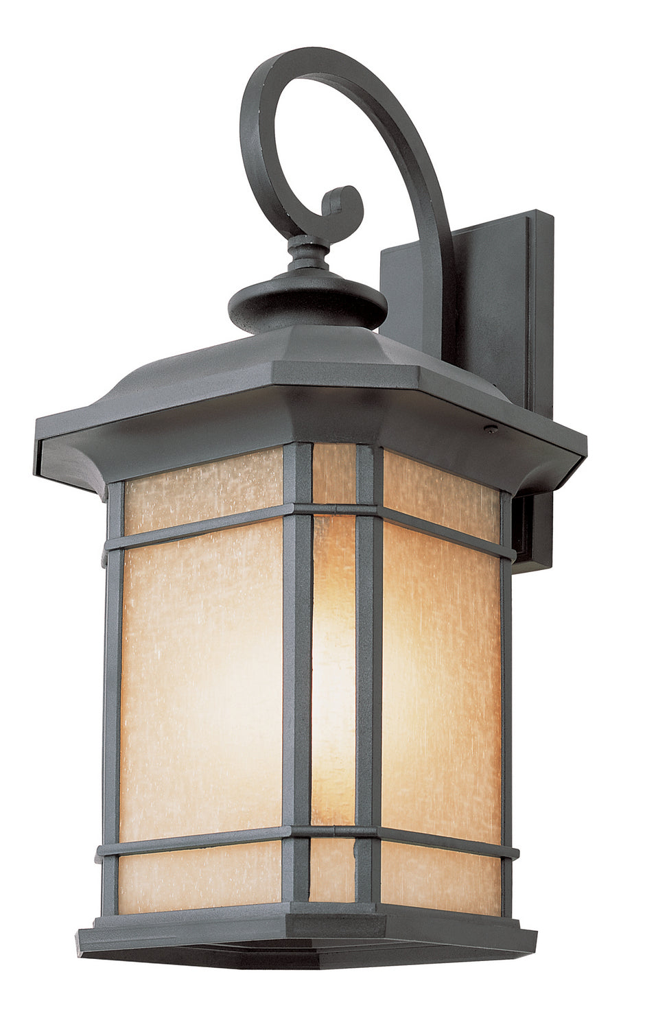 San Miguel Three Light Wall Lantern in Black - available from The Lighting Shoppe, trusted by Canadian homeowners