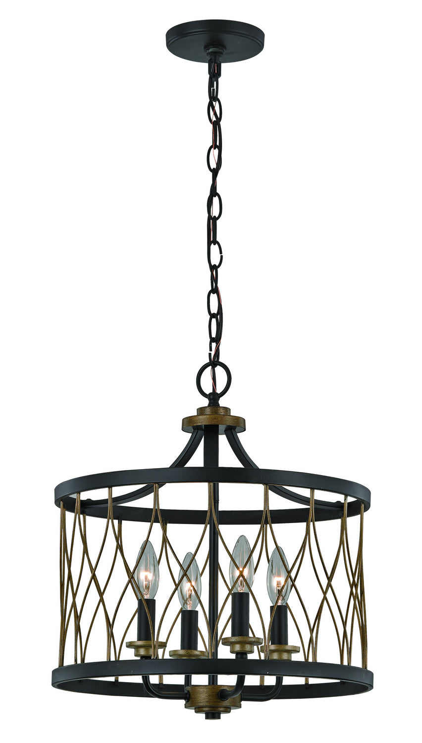 Tahoe Four Light Pendant in Rubbed Oil Bronze - available from The Lighting Shoppe, trusted by Canadian homeowners