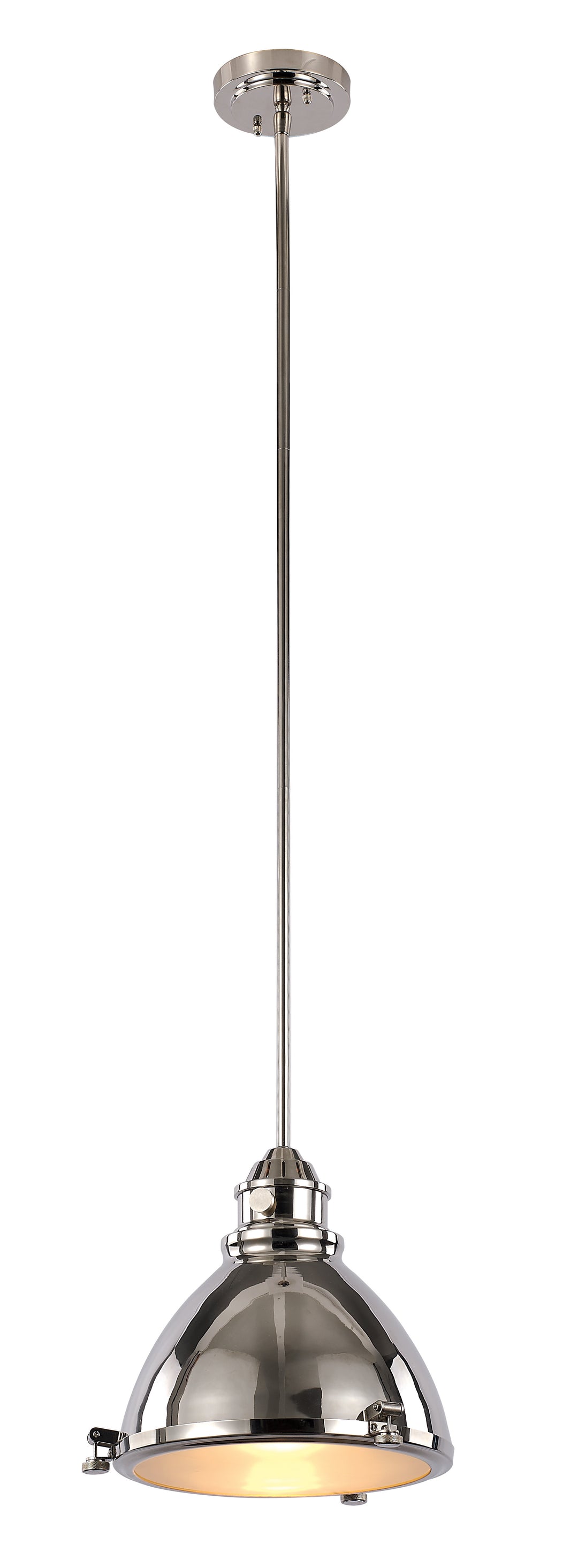 Performance One Light Pendant in Brushed Nickel - available from The Lighting Shoppe, trusted by Canadian homeowners