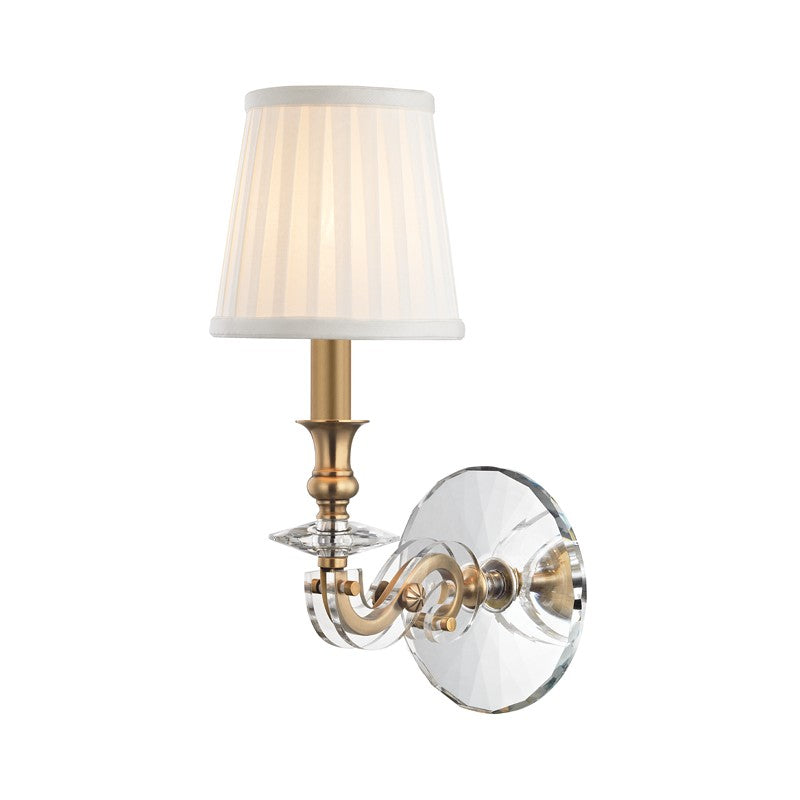Hudson Valley Canada - 1291-AGB - One Light Wall Sconce - Lapeer - Aged Brass