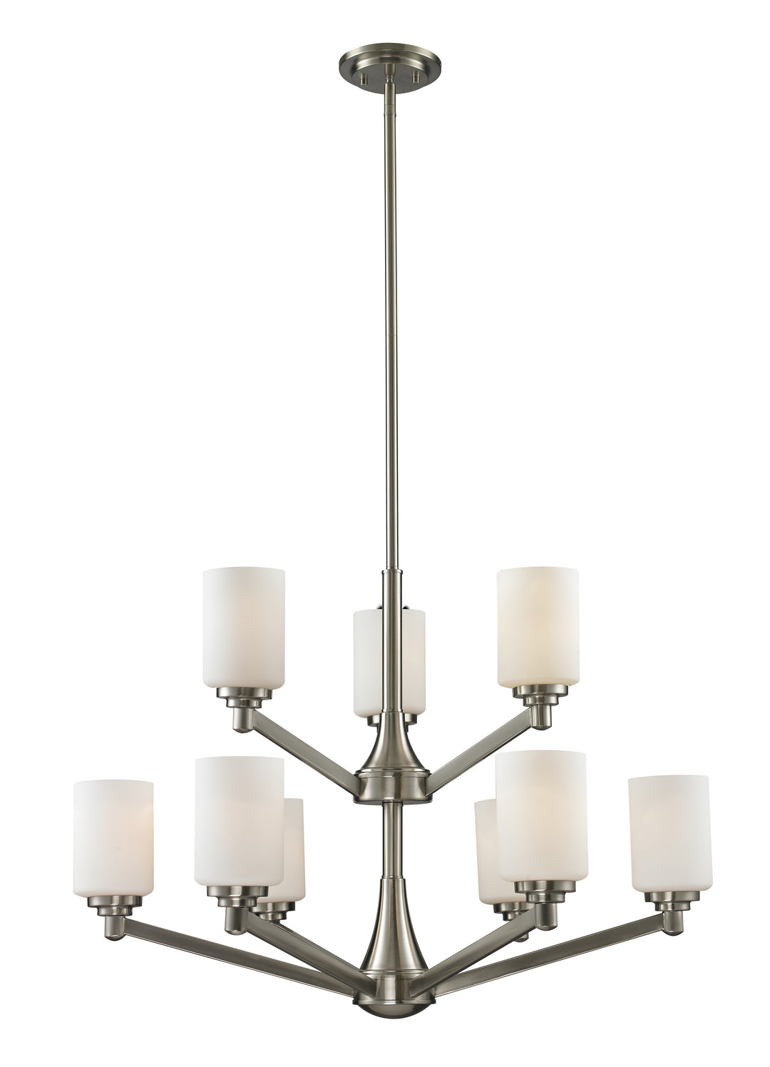 Z-Lite Canada - 410-9 - Nine Light Chandelier - Montego - Brushed Nickel