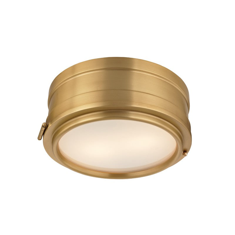Hudson Valley Canada - 2311-AGB - Two Light Flush Mount - Rye - Aged Brass