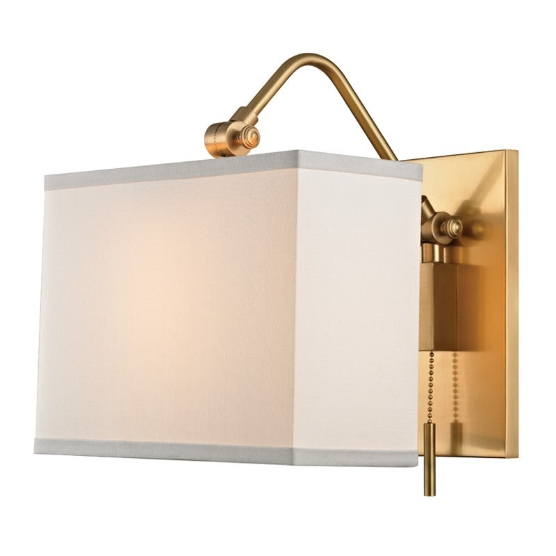 Hudson Valley Canada - 5421-AGB - One Light Wall Sconce - Leyden - Aged Brass