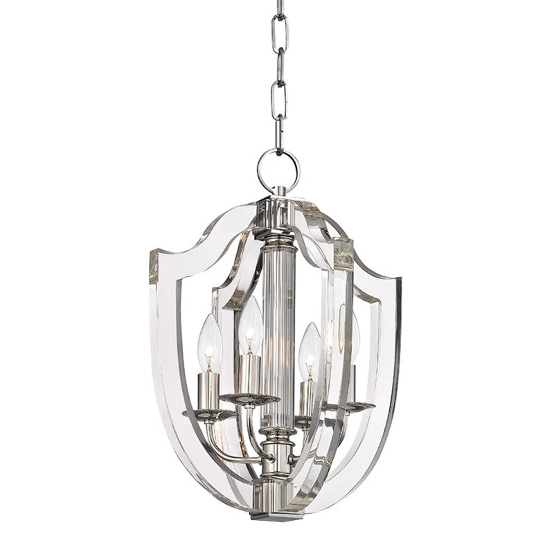 Arietta Four Light Pendant in Polished Nickel - available from The Lighting Shoppe, trusted by Canadian homeowners