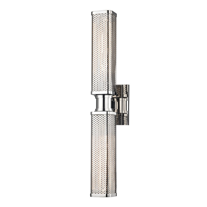 Hudson Valley Canada - 7032-PN - Two Light Wall Sconce - Gibbs - Polished Nickel