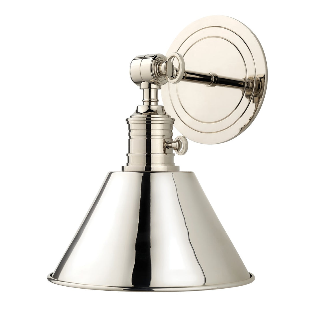 Hudson Valley Canada - 8321-PN - One Light Wall Sconce - Garden City - Polished Nickel