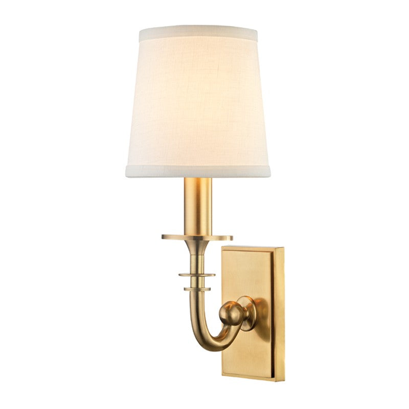 Hudson Valley Canada - 8400-AGB - One Light Wall Sconce - Carroll - Aged Brass