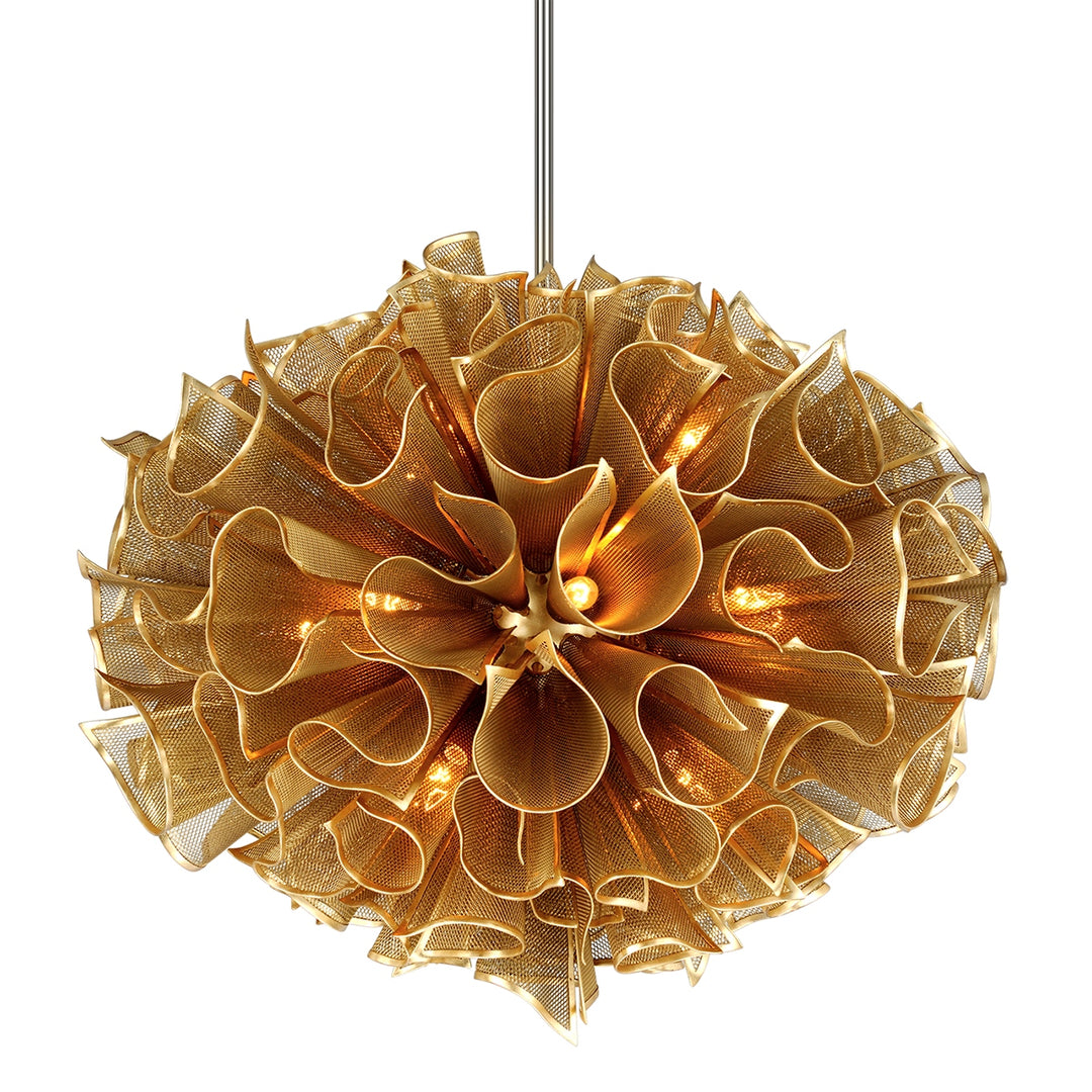 Corbett Lighting Canada - 218-416-GL - 16 Light Chandelier - Pulse - Gold Leaf