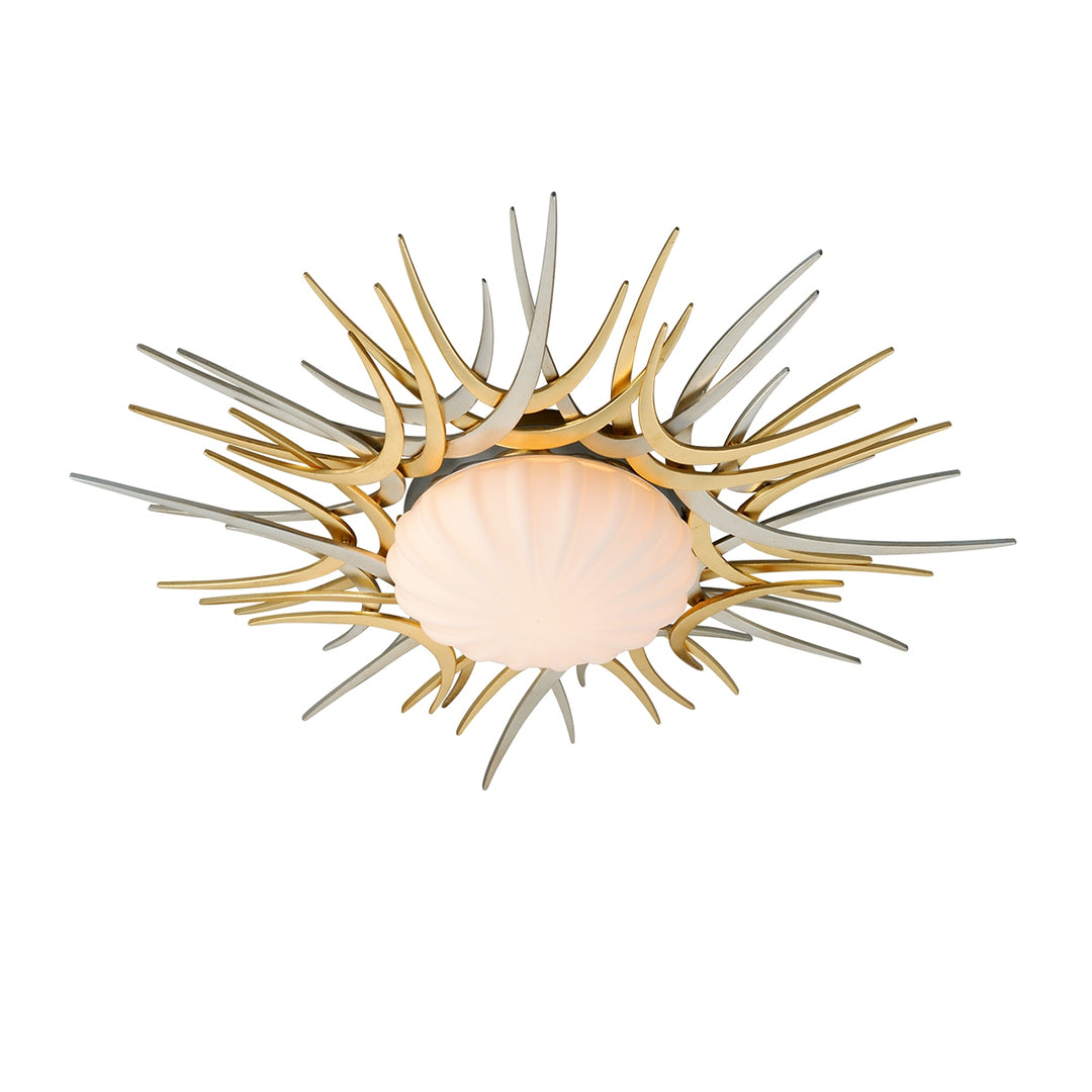 Corbett Lighting Canada - 224-31 - LED Flush Mount - Helios - Gold And Silver Leaf
