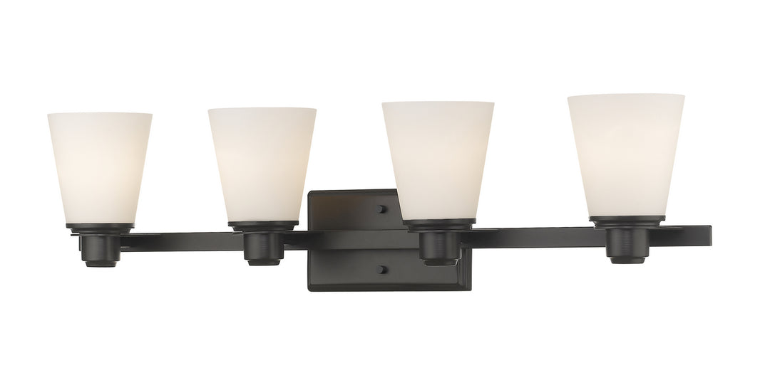 Z-Lite Canada - 7001-4V-BRZ - Four Light Vanity - Kayla - Bronze