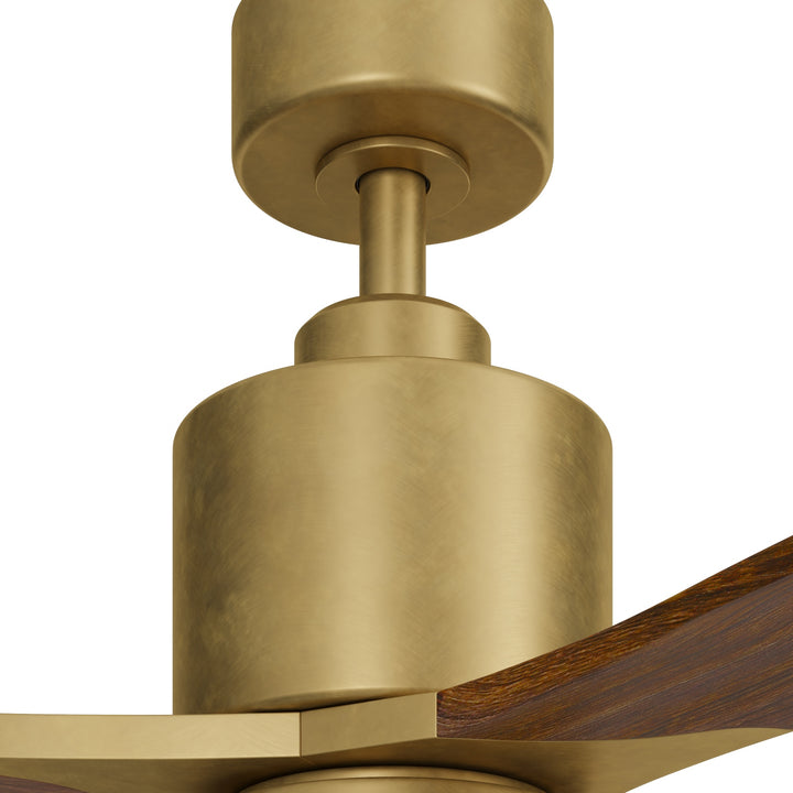 Kichler Canada - 300027NBR - 52"Ceiling Fan - Ridley II - Natural Brass