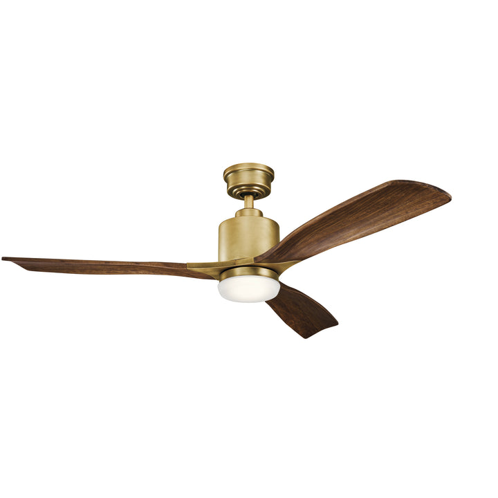 Kichler Canada - 300027NBR - 52"Ceiling Fan - Ridley II - Natural Brass