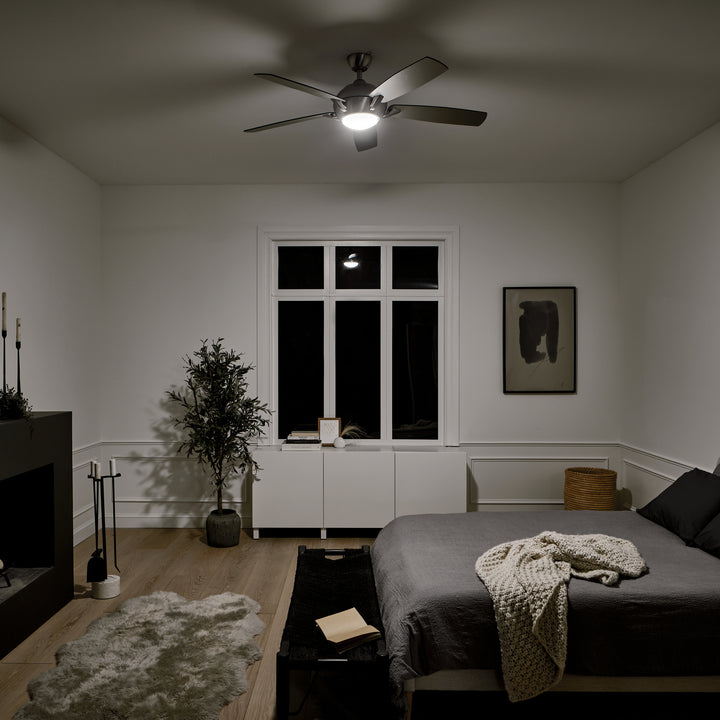 Kichler Canada - 330001BSS - 54"Ceiling Fan - Geno - Brushed Stainless Steel