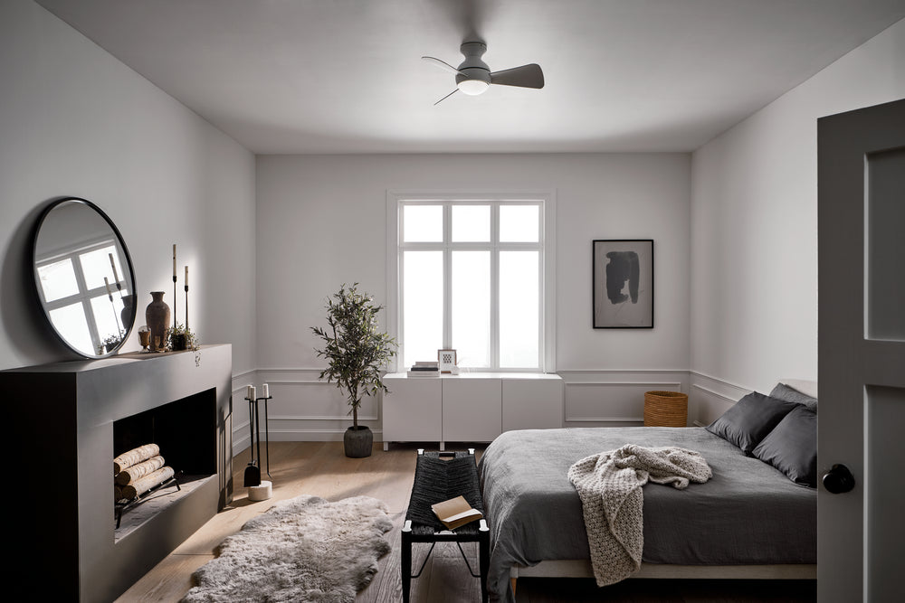 Kichler Canada - 330150MWH - 34"Ceiling Fan - Sola - Matte White