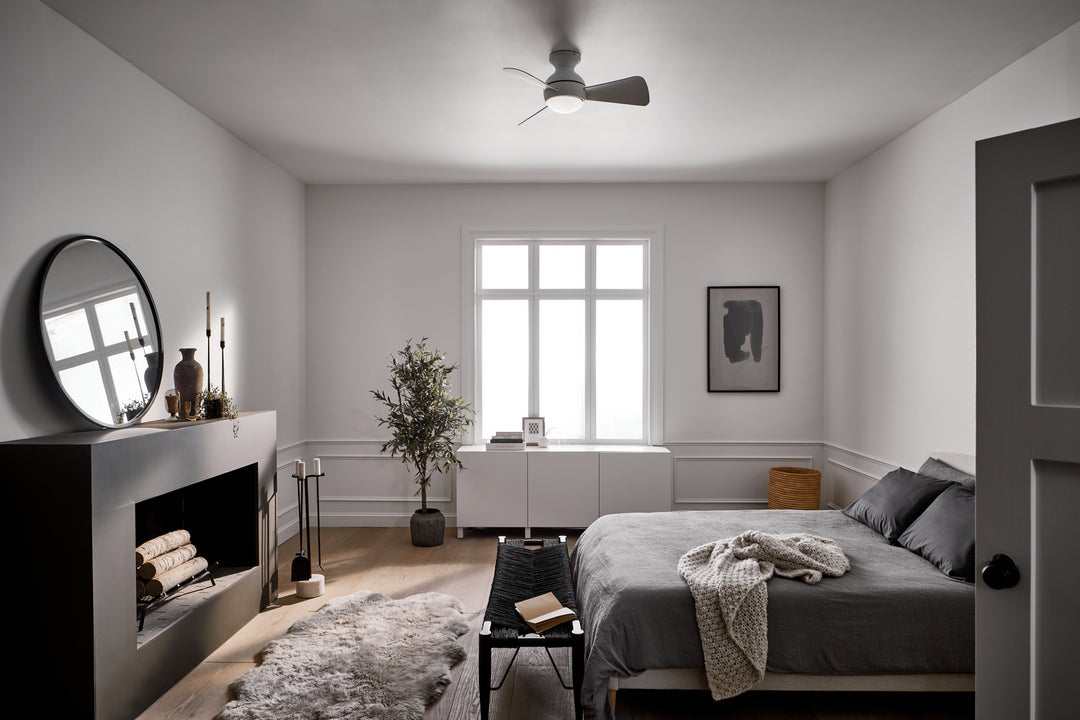 Kichler Canada - 330150MWH - 34"Ceiling Fan - Sola - Matte White