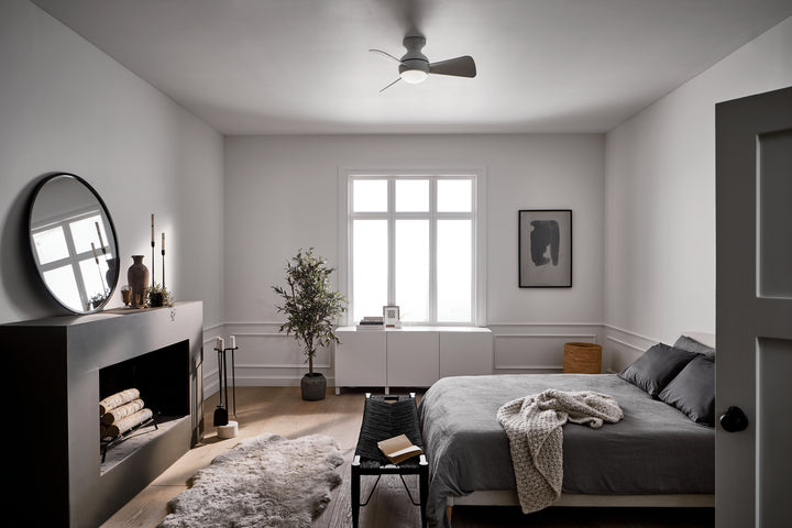 Kichler Canada - 330150MWH - 34"Ceiling Fan - Sola - Matte White