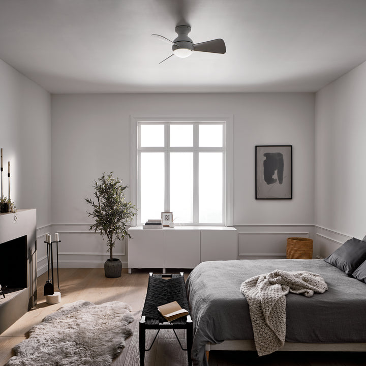 Kichler Canada - 330150MWH - 34"Ceiling Fan - Sola - Matte White
