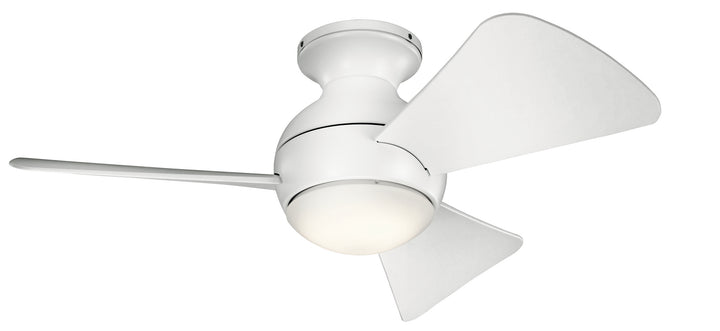 Kichler Canada - 330150MWH - 34"Ceiling Fan - Sola - Matte White