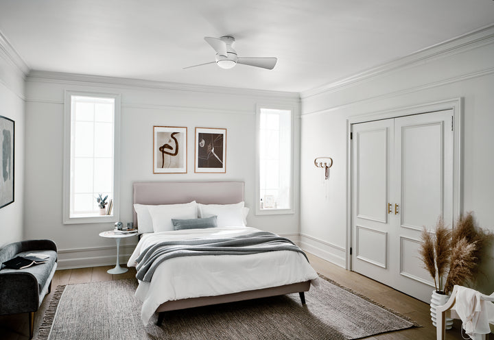 Kichler Canada - 330151MWH - 44"Ceiling Fan - Sola - Matte White