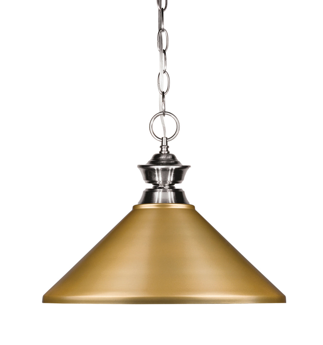 Pendant Lights One Light Pendant in Brushed Nickel - available from The Lighting Shoppe, trusted by Canadian homeowners