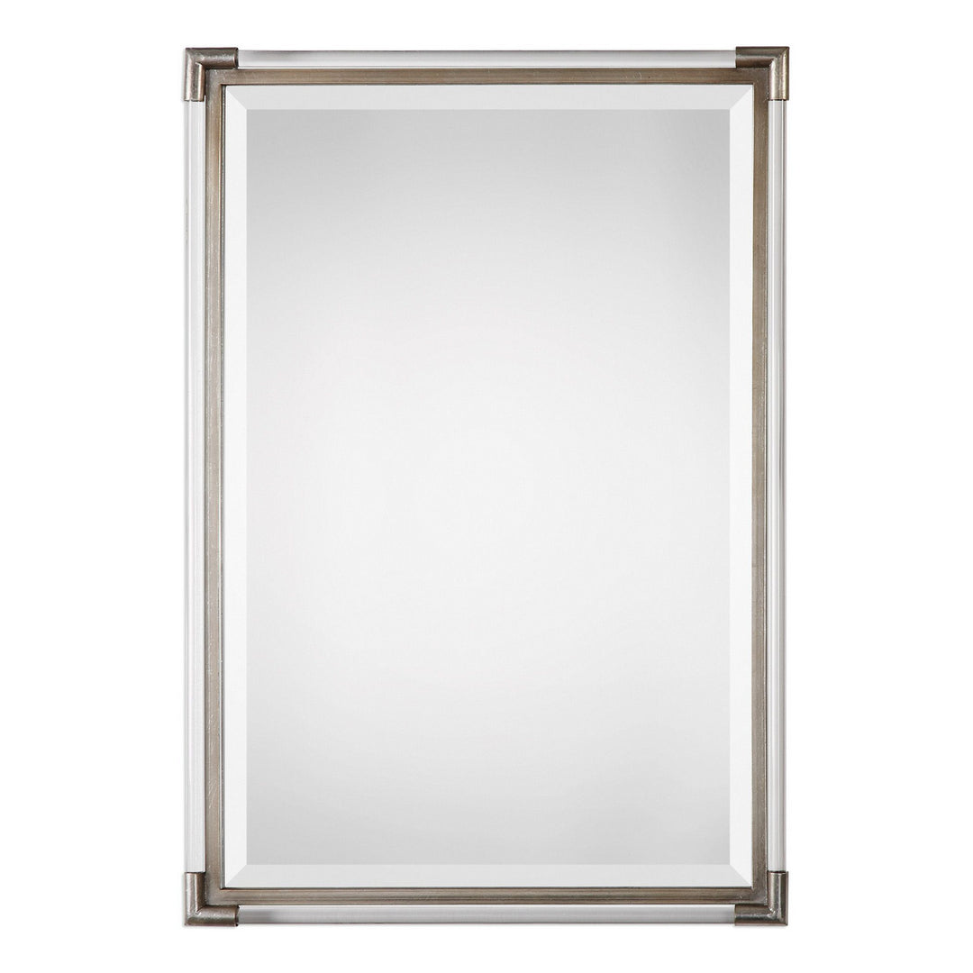 Mackai Mirror in Metallic Silver - available from The Lighting Shoppe, trusted by Canadian homeowners