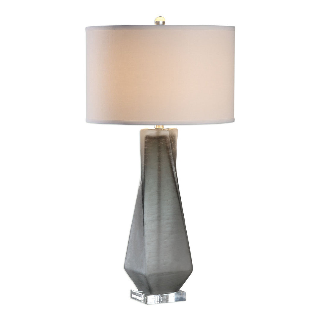 Anatoli One Light Table Lamp in Brushed Nickel - available from The Lighting Shoppe, trusted by Canadian homeowners