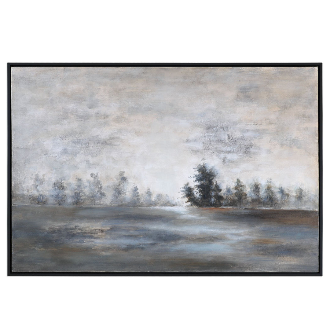 Evening Mist Wall Art in Hand Painted Canvas - available from The Lighting Shoppe, trusted by Canadian homeowners