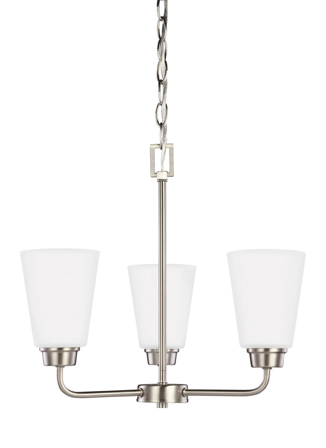 Generation Lighting Canada - 3115203EN3-962 - Three Light Chandelier - Kerrville - Brushed Nickel