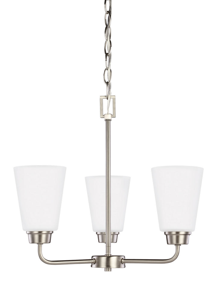 Generation Lighting Canada - 3115203EN3-962 - Three Light Chandelier - Kerrville - Brushed Nickel