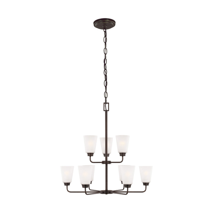 Generation Lighting Canada - 3115209EN3-710 - Nine Light Chandelier - Kerrville - Bronze