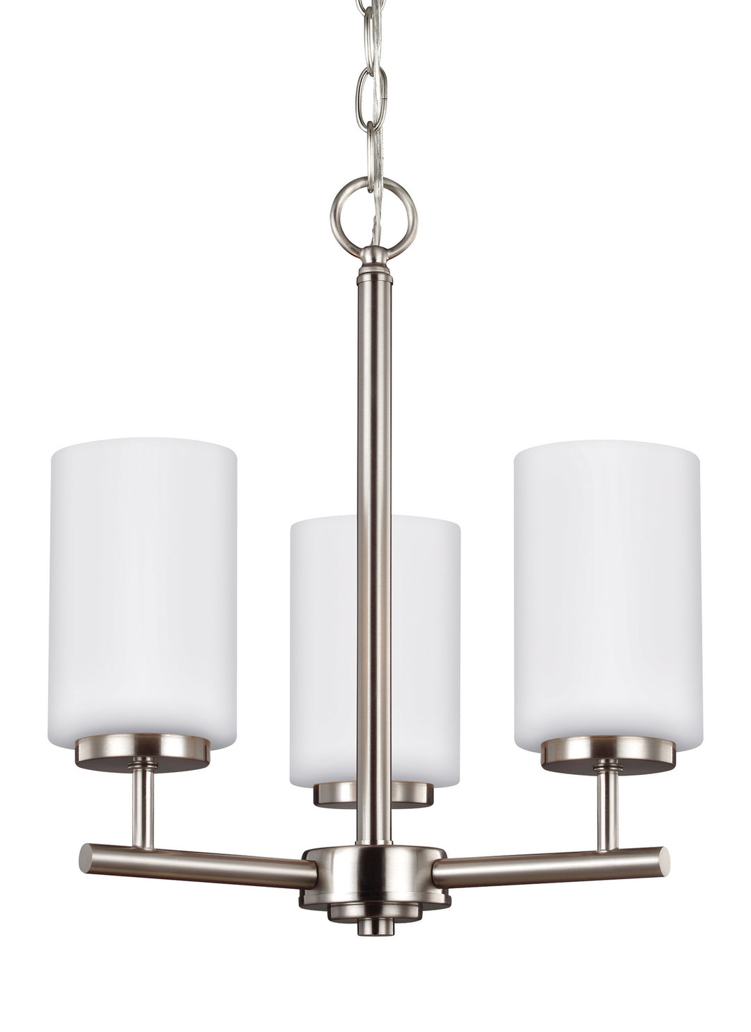 Generation Lighting Canada - 31160-962 - Three Light Chandelier - Oslo - Brushed Nickel