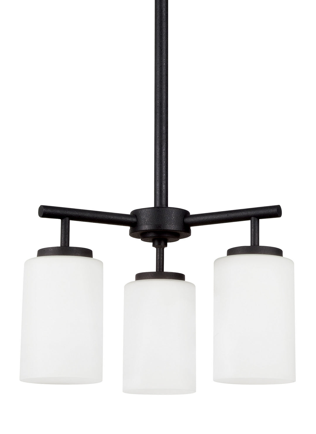 Generation Lighting Canada - 31160EN3-112 - Three Light Chandelier - Oslo - Midnight Black