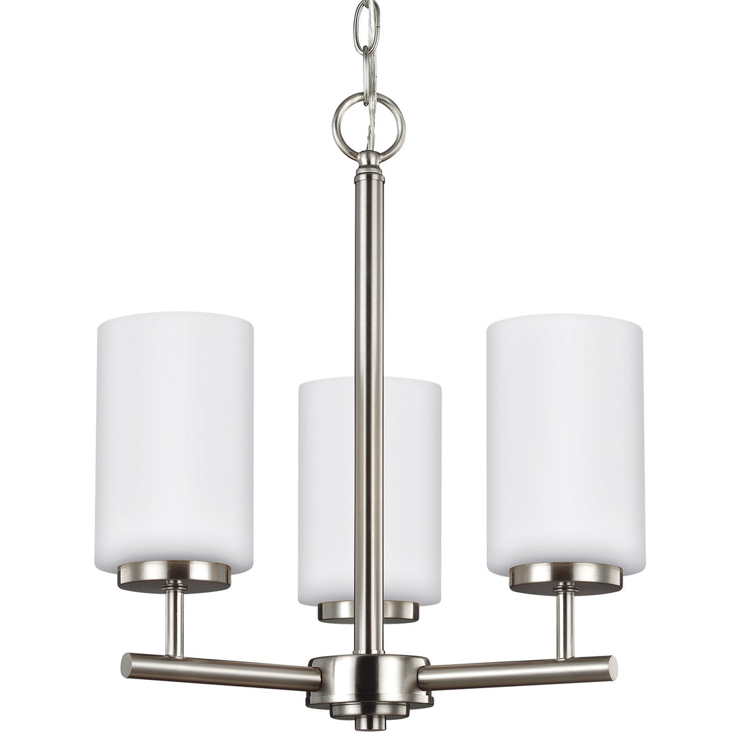 Generation Lighting Canada - 31160EN3-962 - Three Light Chandelier - Oslo - Brushed Nickel