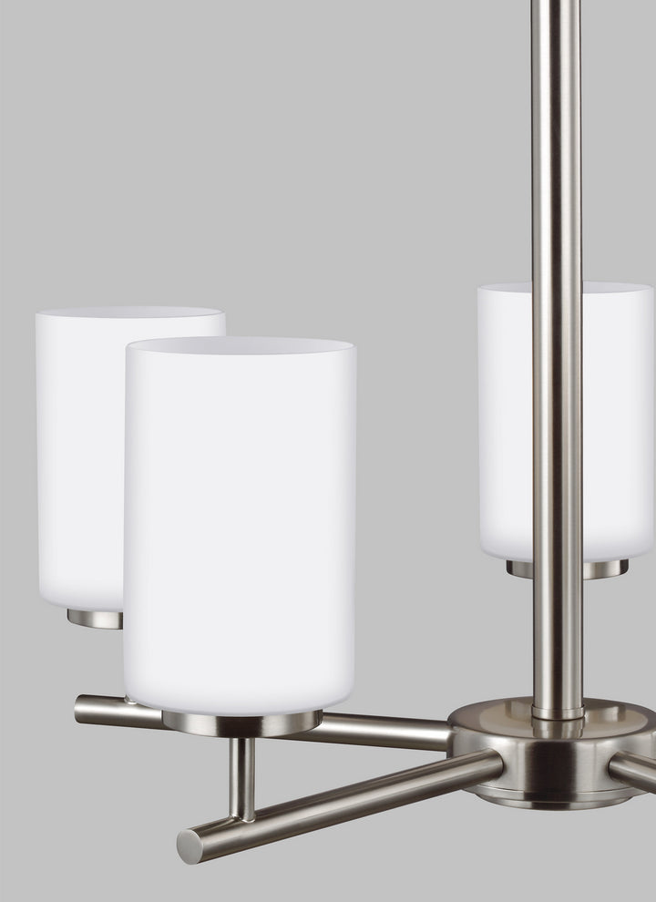Generation Lighting Canada - 31161EN3-962 - Five Light Chandelier - Oslo - Brushed Nickel