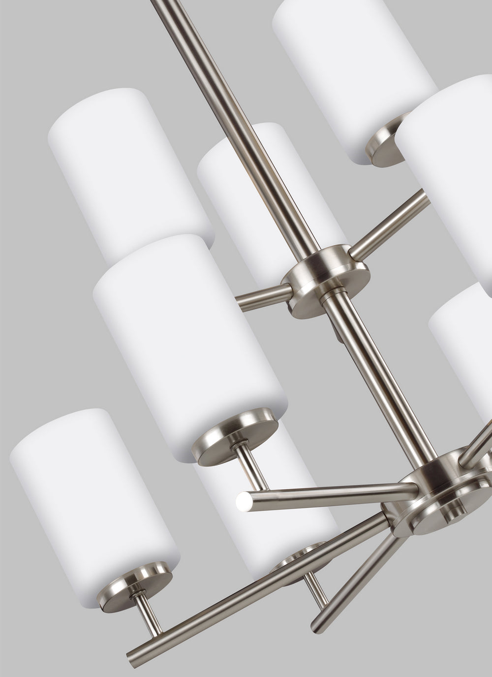 Generation Lighting Canada - 31162-962 - Nine Light Chandelier - Oslo - Brushed Nickel