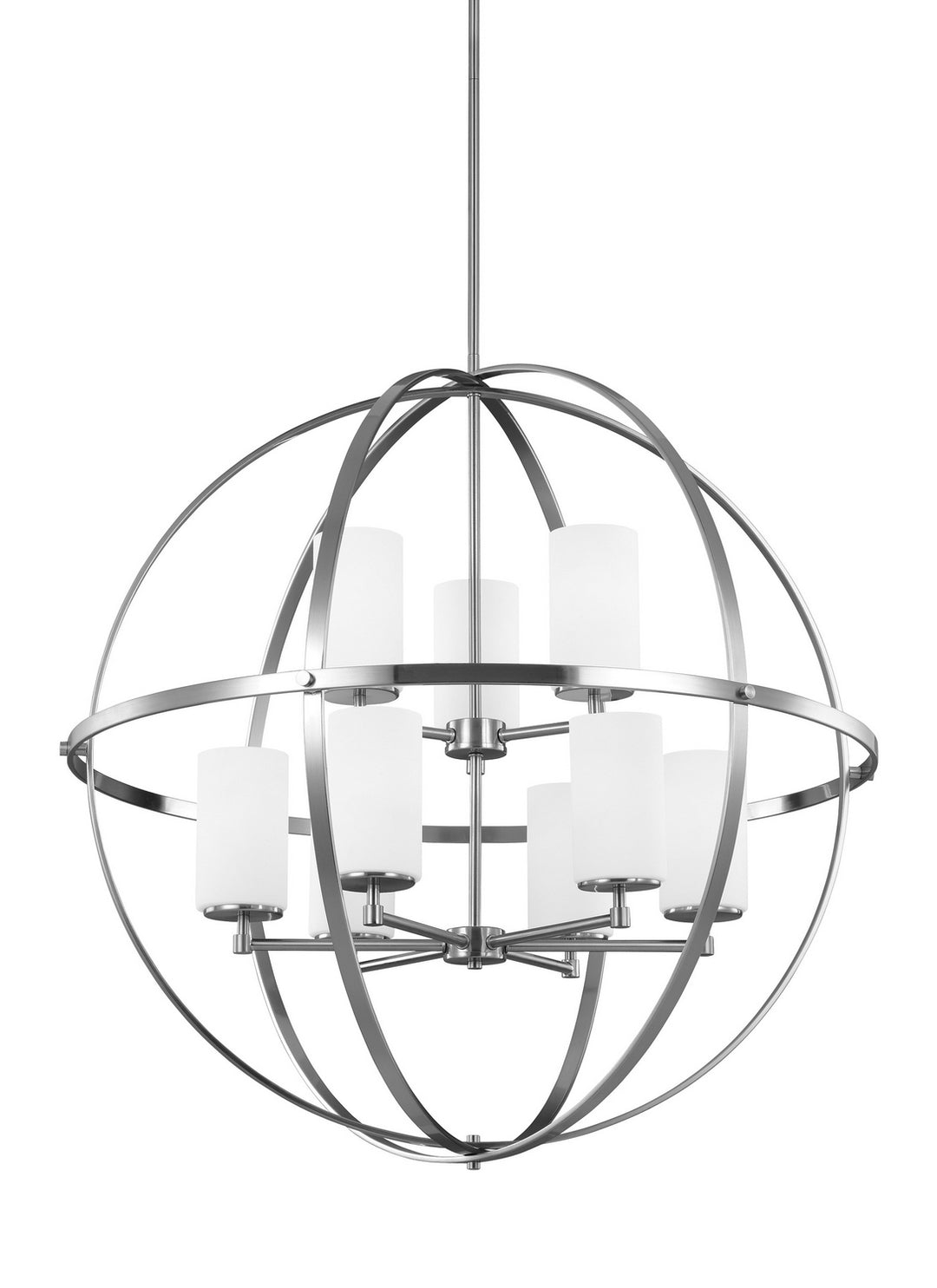 Generation Lighting Canada - 3124609EN3-962 - Nine Light Chandelier - Alturas - Brushed Nickel