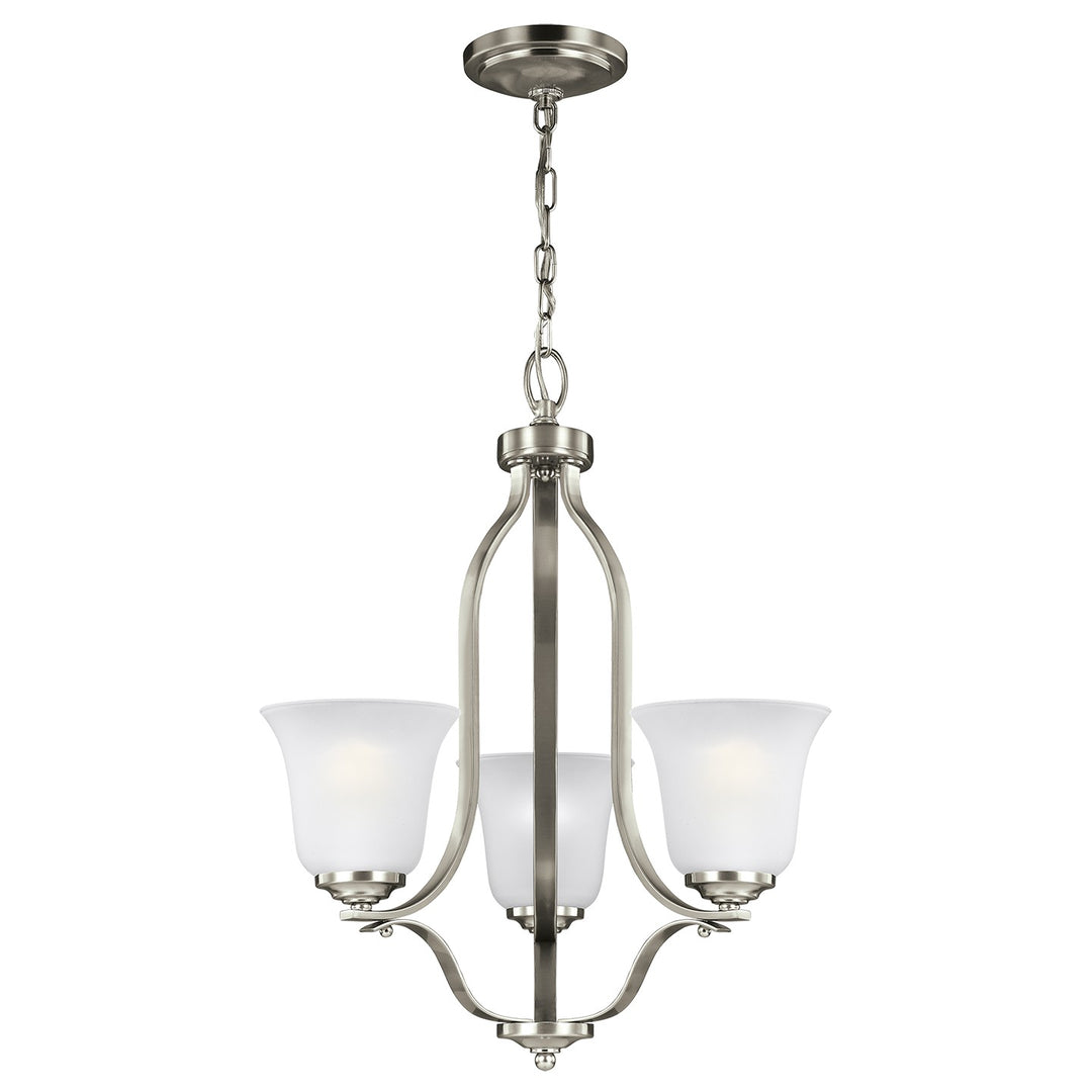 Generation Lighting Canada - 3139003-962 - Three Light Chandelier - Emmons - Brushed Nickel