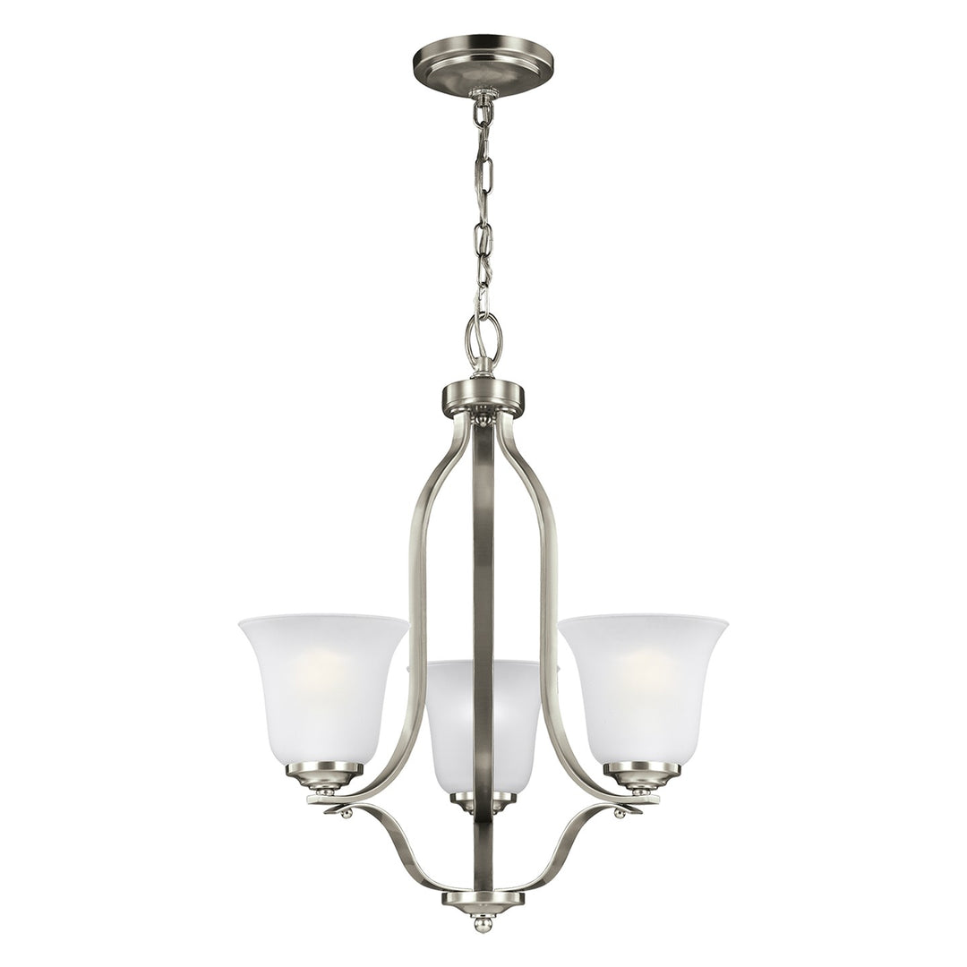 Generation Lighting Canada - 3139003EN3-962 - Three Light Chandelier - Emmons - Brushed Nickel
