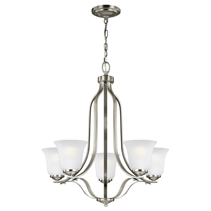 Generation Lighting Canada - 3139005-962 - Five Light Chandelier - Emmons - Brushed Nickel