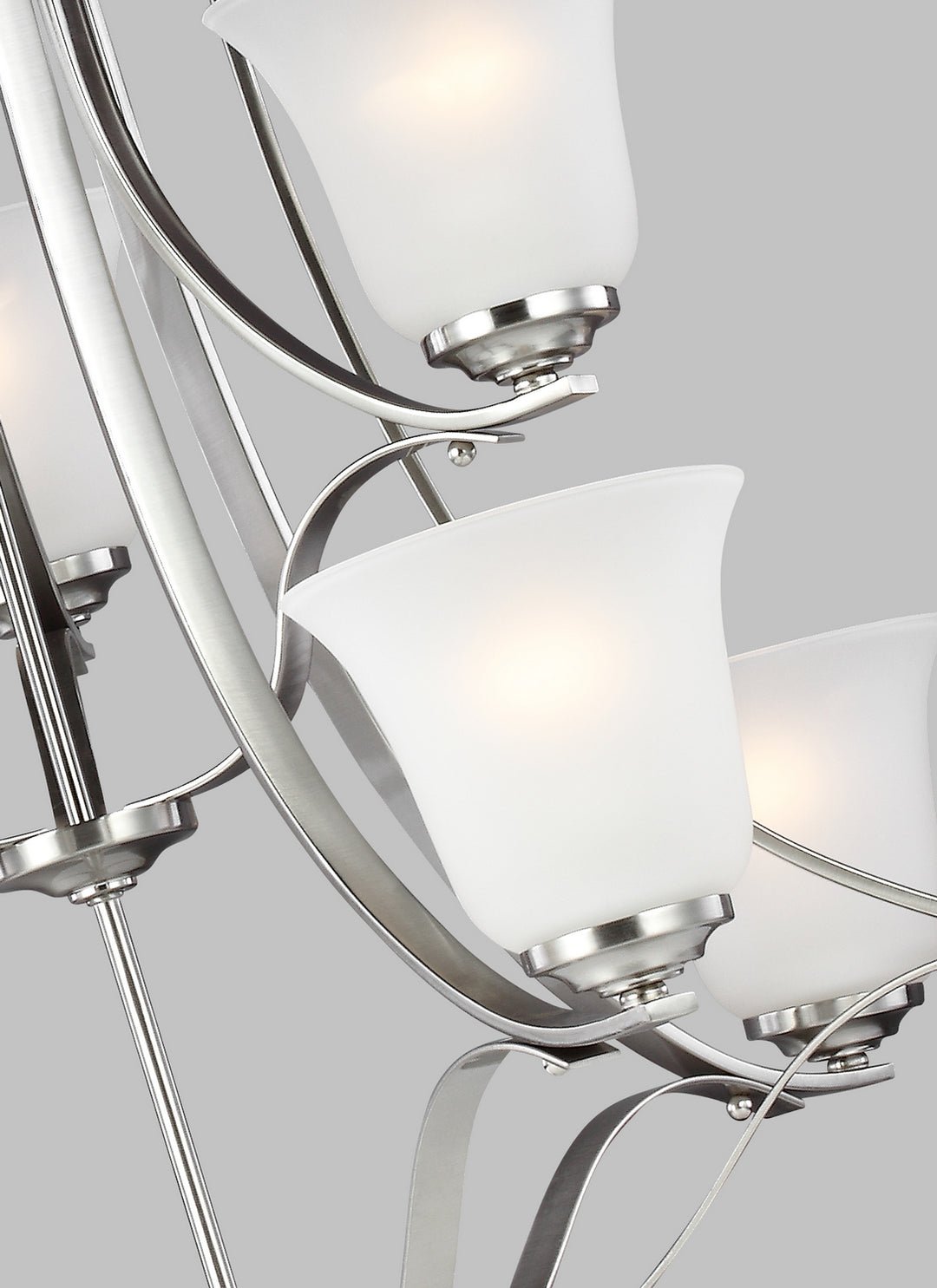 Generation Lighting Canada - 3139009-962 - Nine Light Chandelier - Emmons - Brushed Nickel