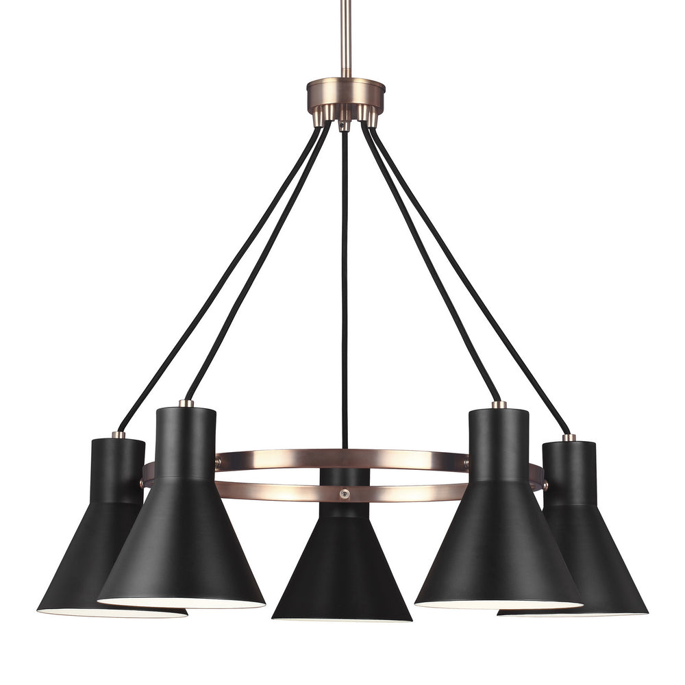 Generation Lighting Canada - 3141305-848 - Five Light Chandelier - Towner - Satin Brass