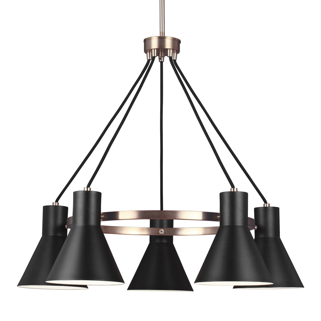 Generation Lighting Canada - 3141305-848 - Five Light Chandelier - Towner - Satin Brass