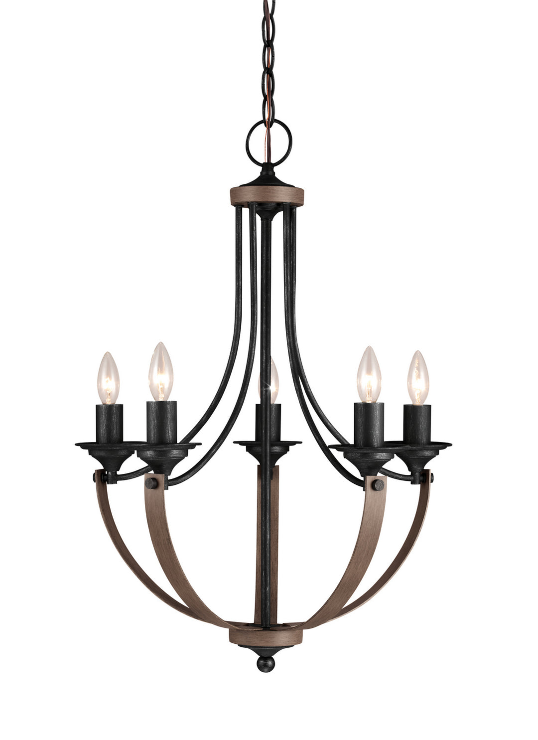 Generation Lighting Canada - 3280405EN-846 - Five Light Chandelier - Corbeille - Stardust