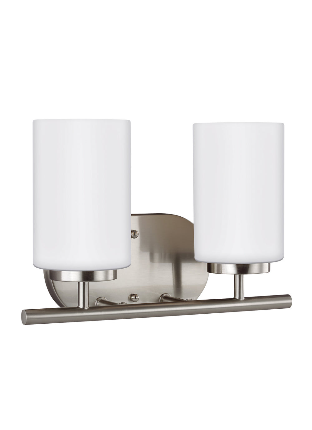 Generation Lighting Canada - 41161-962 - Two Light Wall / Bath - Oslo - Brushed Nickel